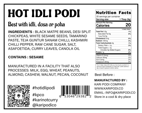 IDLI PODI