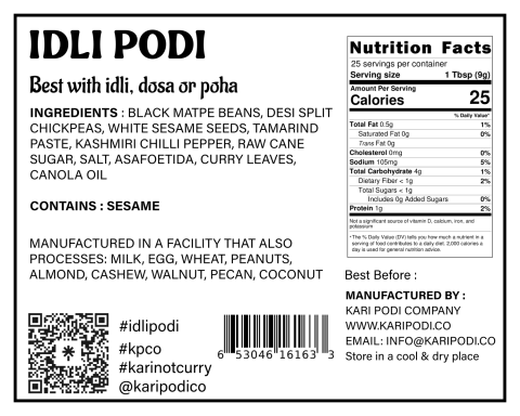 IDLI PODI