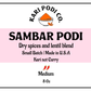 SAMBAR PODI